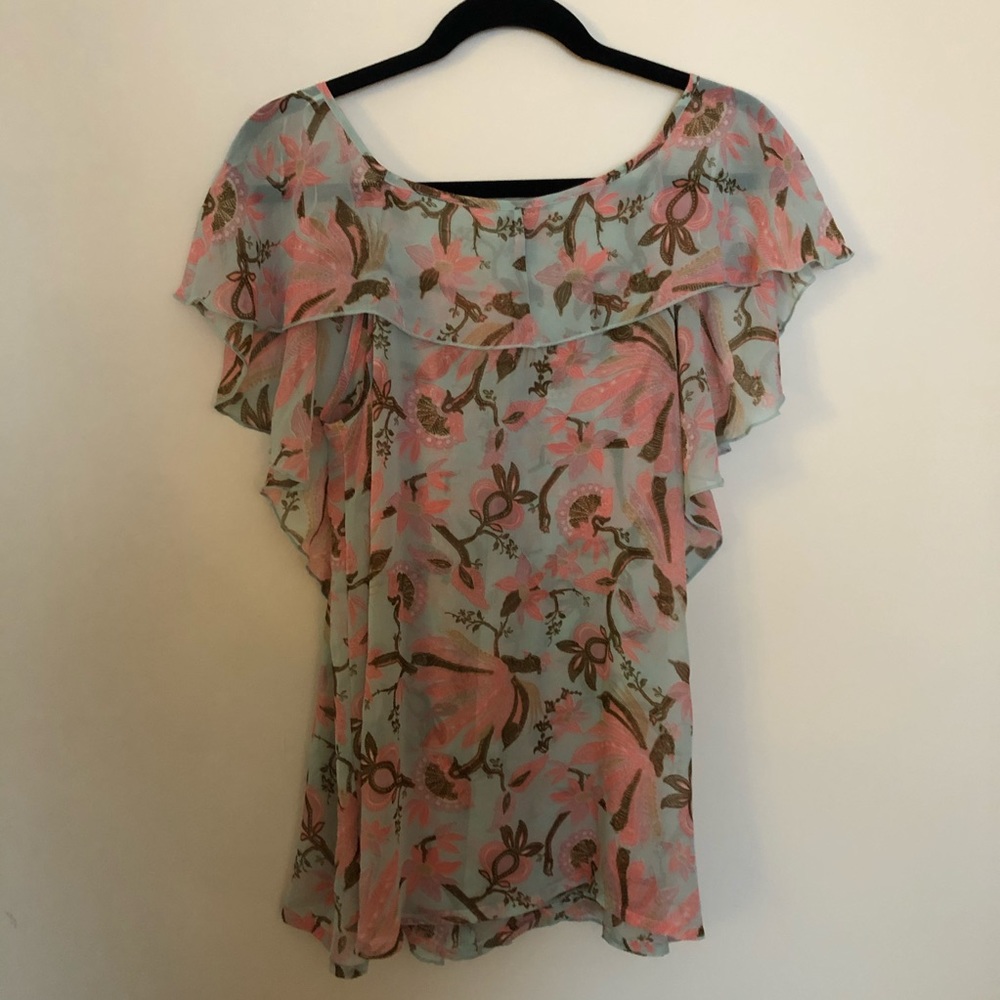 H&M Ruffled, Drapey Blouse - Picture 2 of 6